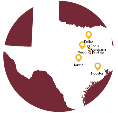 Map of Texas